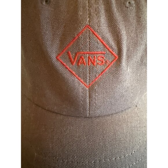 Vans Adjustable Baseball Cap Navy Blue Cotton Diamond Logo - Picture 2 of 6